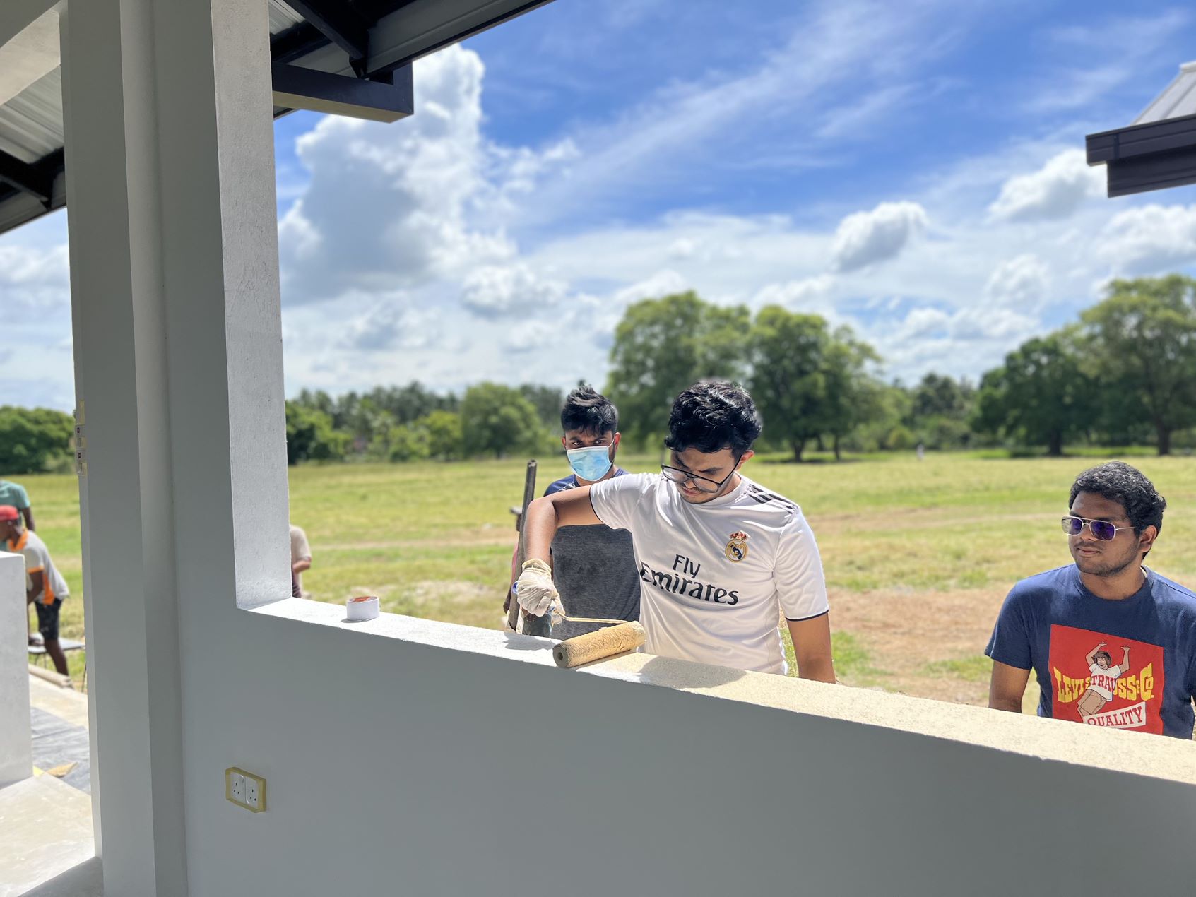 school building paint